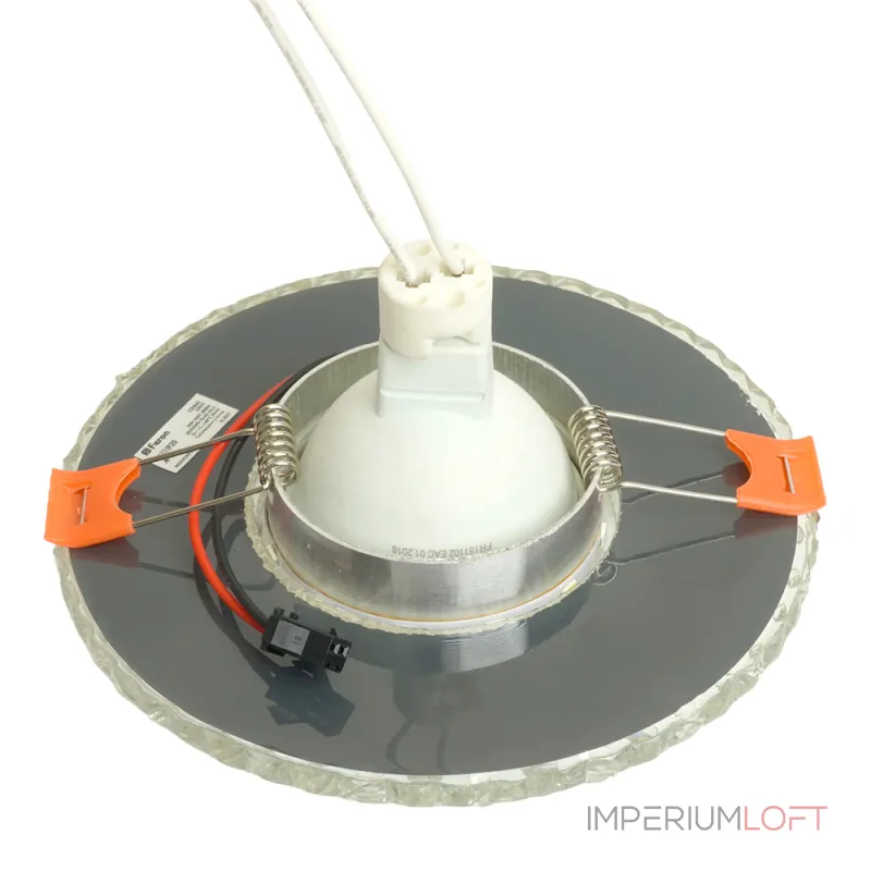 Встраиваемый светильник Feron 32655 Цвет арматуры хром Цвет плафонов белый от ImperiumLoft