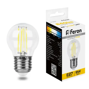 Лампа светодиодная Feron LB-509 E27 9Вт 2700K 38003 Лампа светодиодная Feron LB-509 E27 9Вт 2700K 38003