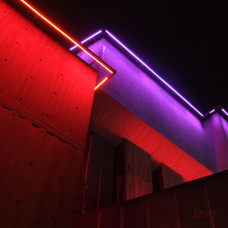 Cветодиодная LED лента Feron LS721 неоновая 144SMD(2835)/м 12Вт/м 50м 220V IP67 синий 32713 от ImperiumLoft