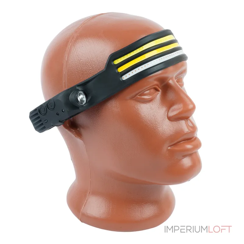 Фонарь налобный TH2316 c аккумулятором 5W, 1200mAh IP44, USB type-C, ABS пластик, резина Feron 52110 от ImperiumLoft Фонарь налобный TH2316 c аккумулятором 5W, 1200mAh IP44, USB type-C, ABS пластик, резина Feron 52110 от ImperiumLoft