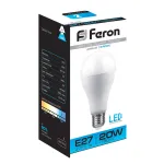 Лампа светодиодная Feron LB-98 E27 20Вт 6400K 25789 Цвет арматуры белый от ImperiumLoft