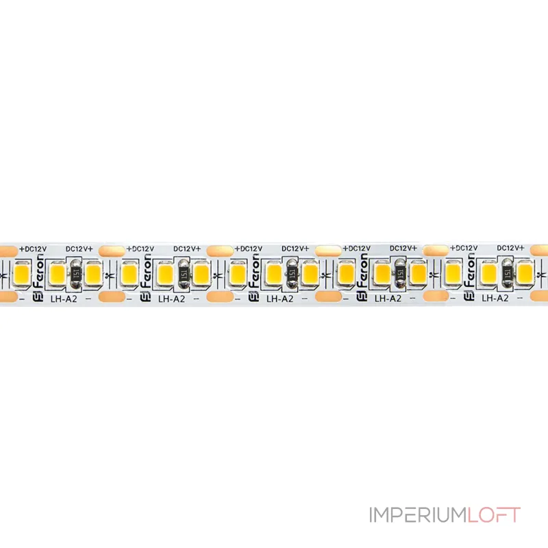 Светодиодная LED лента Feron LS616, 180SMD(2835)/m 17W/m 12V 5m 6500К 41280 от ImperiumLoft