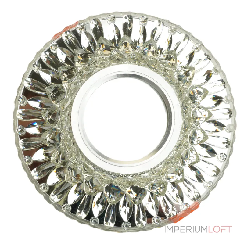 Встраиваемый светильник Feron 32655 Цвет арматуры хром Цвет плафонов белый от ImperiumLoft