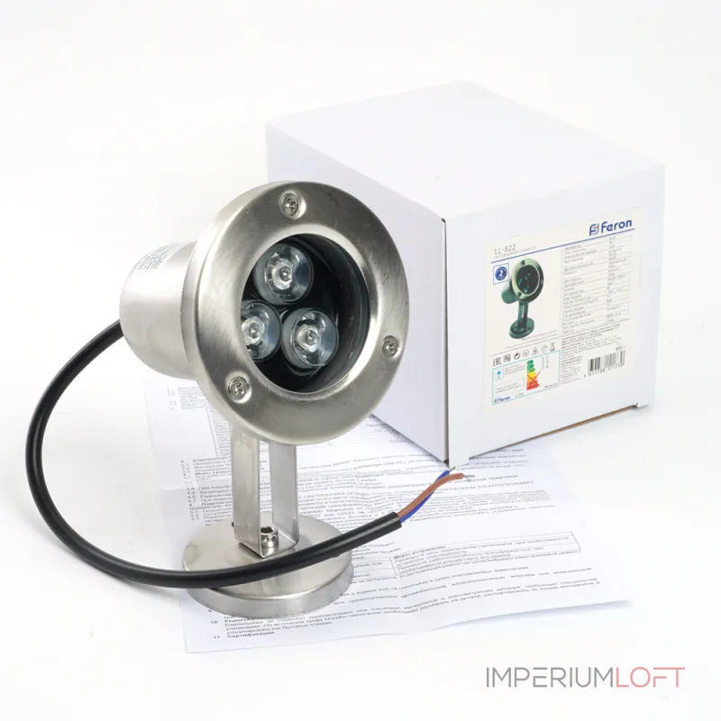 Наземный низкий светильник Feron LL-822 48455 от ImperiumLoft