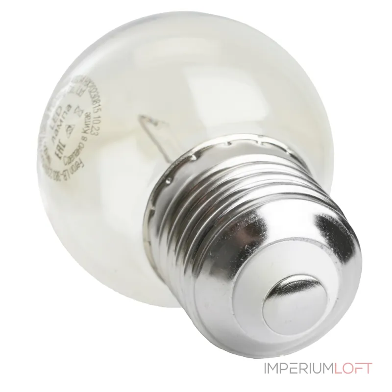 Лампа светодиодная Feron LB-383 Шарик прозрачный E27 2W 230V оранжевый 48932 от ImperiumLoft