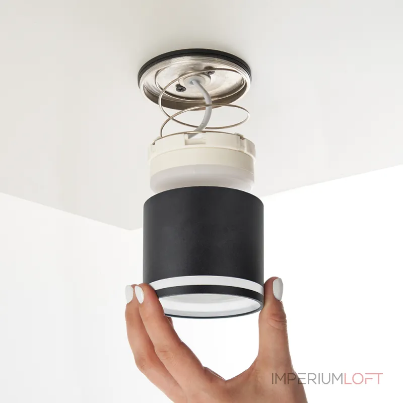 Светильник потолочный Feron HL362 GX53 IP20 12W от ImperiumLoft