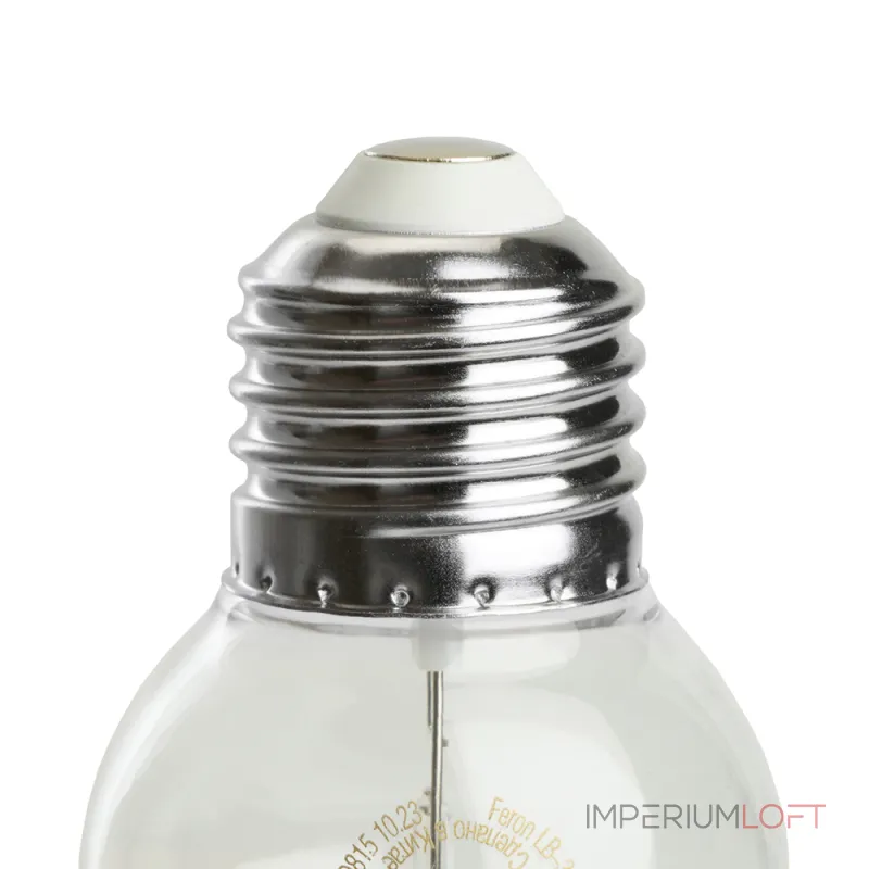 Лампа светодиодная Feron LB-383 Шарик прозрачный E27 2W 230V оранжевый 48932 от ImperiumLoft