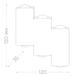 Светильник уличный светодиодный Feron Нью-Йорк DH110 LED IP54 1W 4000К от ImperiumLoft