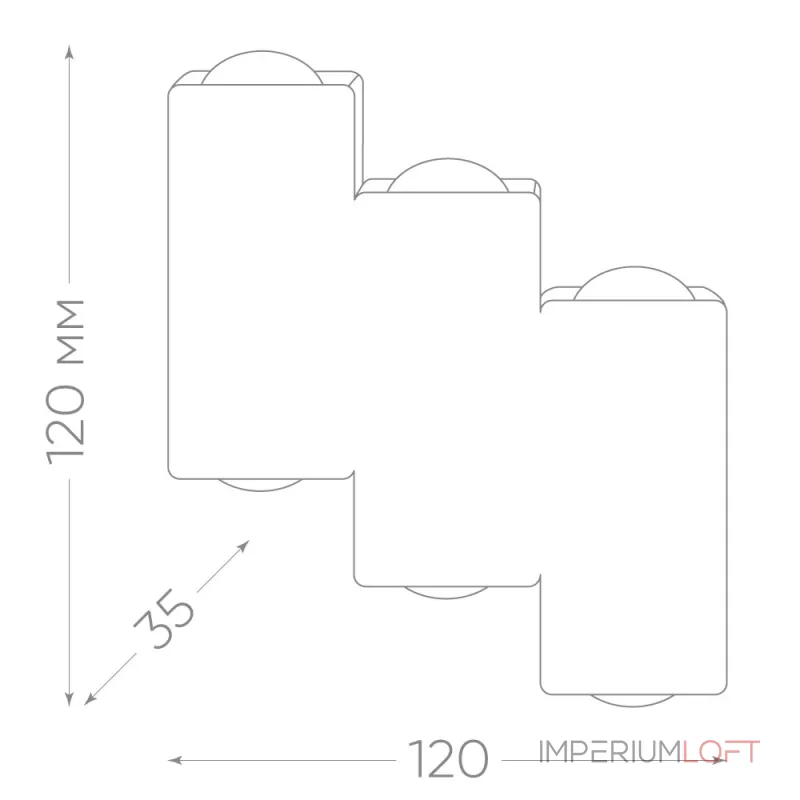 Светильник уличный светодиодный Feron Нью-Йорк DH110 LED IP54 1W 4000К от ImperiumLoft