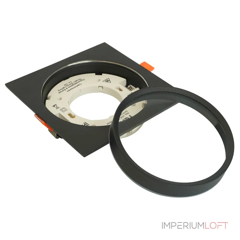 Светильник потолочный встраиваемый Feron DL705 GX70 IP44 25W от ImperiumLoft