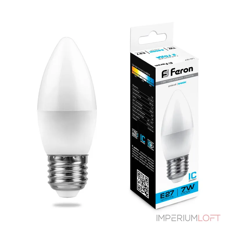 Лампа светодиодная Feron LB-97 E14 7Вт 6400K 25883 LB-97 от ImperiumLoft Лампа светодиодная Feron LB-97 E14 7Вт 6400K 25883 LB-97 от ImperiumLoft