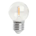 Лампа светодиодная Feron LB-383 Шарик прозрачный E27 2W 230V оранжевый 48932 от ImperiumLoft