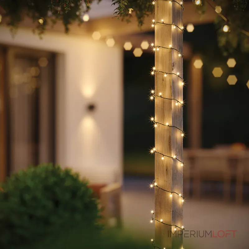 Гирлянда линейная FERON CL08 600LED (желтый) 60м+3м IP44 36W 41621 от ImperiumLoft