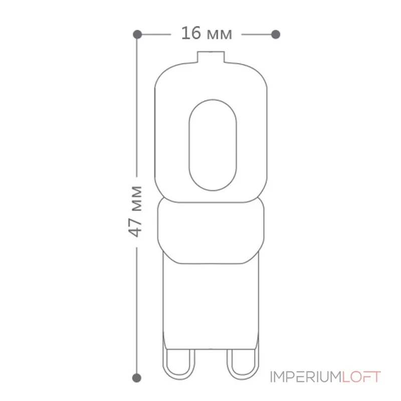 Лампа светодиодная Feron LB-430 G9 5Вт 2700K 25636 от ImperiumLoft
