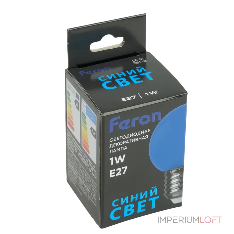 Лампа светодиодная Feron LB-37 E27 1Вт K 25118 от ImperiumLoft