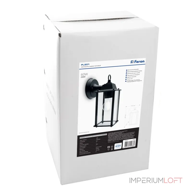 Светильник садово-парковый Feron Санторини PL201 E27 IP44 60W от ImperiumLoft Светильник садово-парковый Feron Санторини PL201 E27 IP44 60W от ImperiumLoft