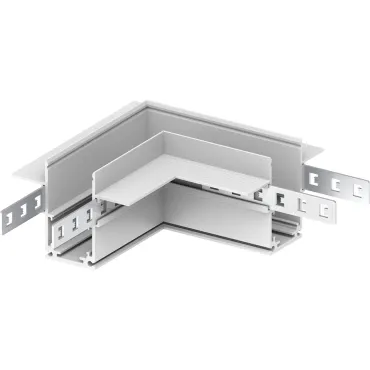 Соединитель угловой L-образный для треков встраиваемых Feron LD2004 41981