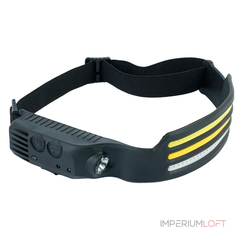 Фонарь налобный TH2316 c аккумулятором 5W, 1200mAh IP44, USB type-C, ABS пластик, резина Feron 52110 от ImperiumLoft Фонарь налобный TH2316 c аккумулятором 5W, 1200mAh IP44, USB type-C, ABS пластик, резина Feron 52110 от ImperiumLoft