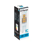 Лампа светодиодная Feron LB-432 G9 5W 175-265V 6400K 25771 от ImperiumLoft