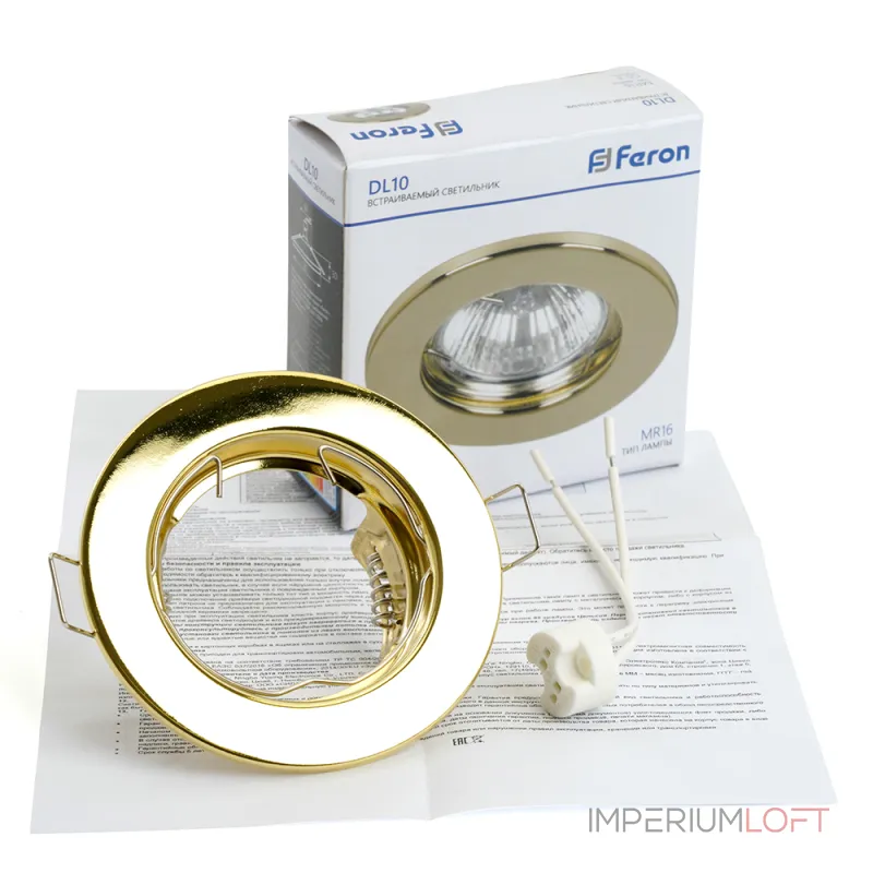 Встраиваемый светильник Feron DL10 15110 от ImperiumLoft