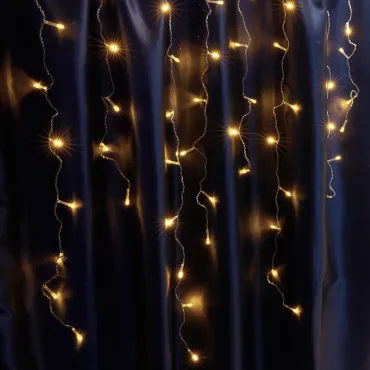 Гирлянда дождь FERON CL22, 200LED, (жёлтый)4.5м+3м 10см, IP44, 10W