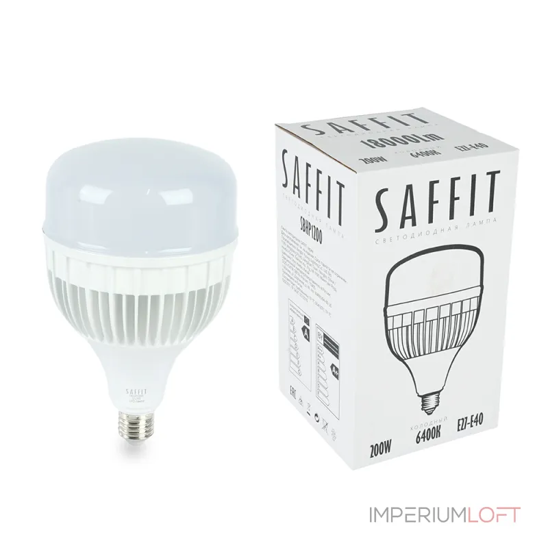 Лампа светодиодная SAFFIT SBHP1200 E27-E40 200W 230V 6400K 55268 от ImperiumLoft Лампа светодиодная SAFFIT SBHP1200 E27-E40 200W 230V 6400K 55268 от ImperiumLoft