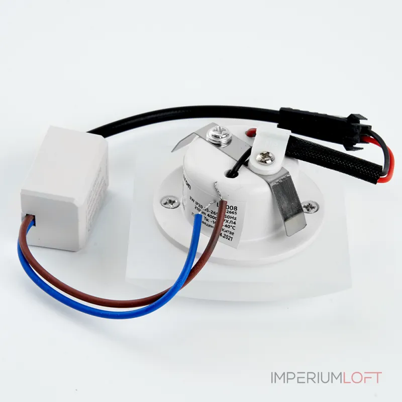 Встраиваемый светильник Feron 32665 Цвет арматуры белый Цвет плафонов белый от ImperiumLoft