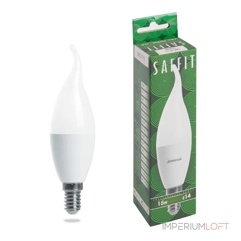 Лампа светодиодная Feron Saffit Sbc 3715 E14 15Вт 6400K 55208 от ImperiumLoft Лампа светодиодная Feron Saffit Sbc 3715 E14 15Вт 6400K 55208 от ImperiumLoft