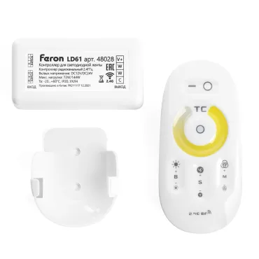 Контроллер CCT для мультибелой светодиодной ленты с П/У Feron LD61 12, 24 Вт 72, 144W 48028