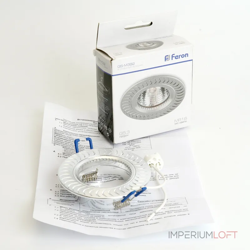 Встраиваемый светильник Feron GS-M392 17927 от ImperiumLoft