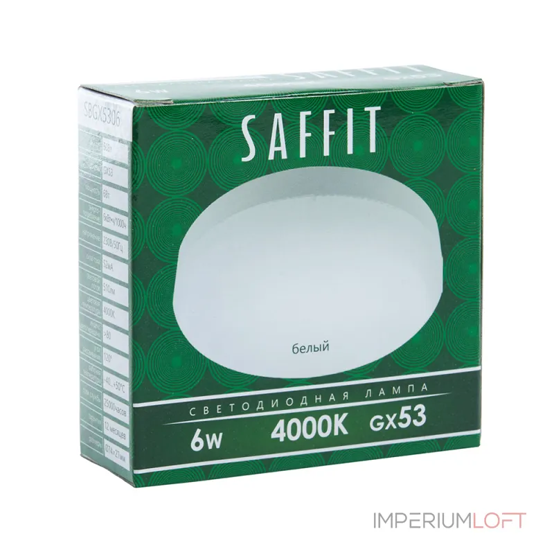 Лампа светодиодная Feron Saffit Sbgx 5306 GX53 6Вт 4000K 55195 от ImperiumLoft Лампа светодиодная Feron Saffit Sbgx 5306 GX53 6Вт 4000K 55195 от ImperiumLoft