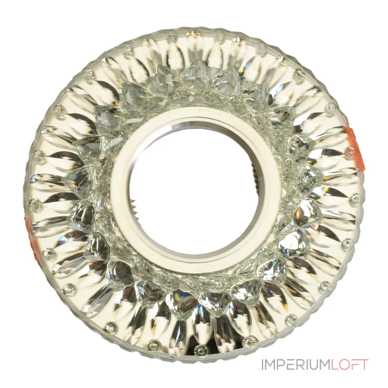 Встраиваемый светильник Feron 32655 Цвет арматуры хром Цвет плафонов белый от ImperiumLoft