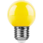 Лампа светодиодная Feron LB-37 Шарик E27 1W 230V Желтый 25879 от ImperiumLoft