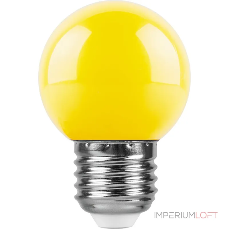 Лампа светодиодная Feron LB-37 Шарик E27 1W 230V Желтый 25879 от ImperiumLoft Лампа светодиодная Feron LB-37 Шарик E27 1W 230V Желтый 25879 от ImperiumLoft