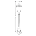 Наземный высокий светильник Feron Замок 11299 от ImperiumLoft