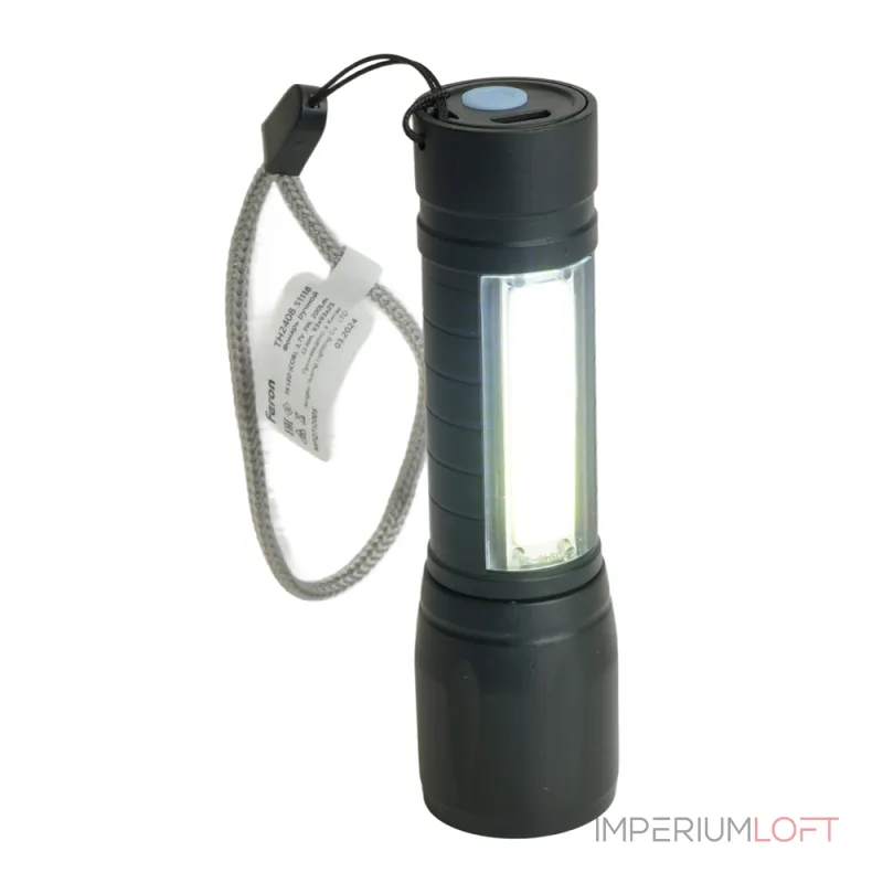 Фонарь ручной Feron с аккумулятором USB ZOOM Feron TH2408 51118 от ImperiumLoft
