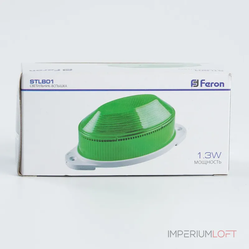 Накладной светильник Feron Saffit STLB01 29897 Цвет арматуры белый Цвет плафонов зеленый от ImperiumLoft