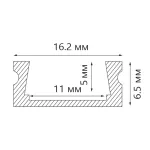 Профиль алюминиевый накладной Feron Saffit SAB262 55248 от ImperiumLoft