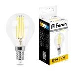 Лампа светодиодная Feron LB-52 E14 7Вт 2700K 25874 от ImperiumLoft
