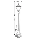Наземный высокий светильник Feron 4210 11033 от ImperiumLoft