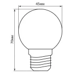 Лампа светодиодная Feron LB-37 E27 1Вт K 25117 от ImperiumLoft