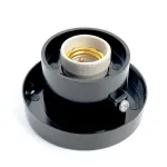 Наземный низкий светильник Feron Saffit Оптима 11563 Цвет арматуры черный Цвет плафонов коричневый от ImperiumLoft