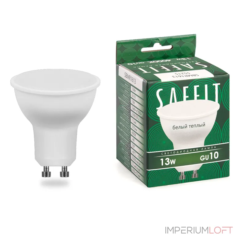 Лампа светодиодная Feron Saffit Sbmr 1613 GU10 13Вт 2700K 55215 от ImperiumLoft Лампа светодиодная Feron Saffit Sbmr 1613 GU10 13Вт 2700K 55215 от ImperiumLoft