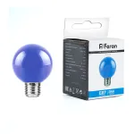 Лампа светодиодная Feron LB-371 E27 3Вт K 25906 Цвет арматуры хром Цвет плафонов хром от ImperiumLoft