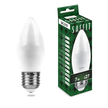Лампа светодиодная Feron Saffit SBC3707 E27 7Вт 4000K 55033 Цвет арматуры белый Цвет плафонов белый