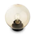 Наземный низкий светильник Feron Saffit Оптима 11563 Цвет арматуры черный Цвет плафонов коричневый от ImperiumLoft