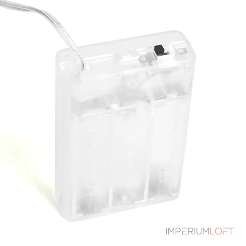 Гирлянда линейная от батареек FERON CL565, 30LED, 5000К (белый) 3м+0,5м IP20, 0,9W 48610 от ImperiumLoft