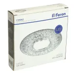 Встраиваемый светильник Feron 32655 Цвет арматуры хром Цвет плафонов белый от ImperiumLoft