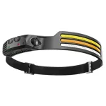 Фонарь налобный TH2316 c аккумулятором 5W, 1200mAh IP44, USB type-C, ABS пластик, резина Feron 52110 от ImperiumLoft