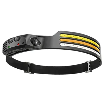 Фонарь налобный TH2316 c аккумулятором 5W, 1200mAh IP44, USB type-C, ABS пластик, резина Feron 52110 Фонарь налобный TH2316 c аккумулятором 5W, 1200mAh IP44, USB type-C, ABS пластик, резина Feron 52110